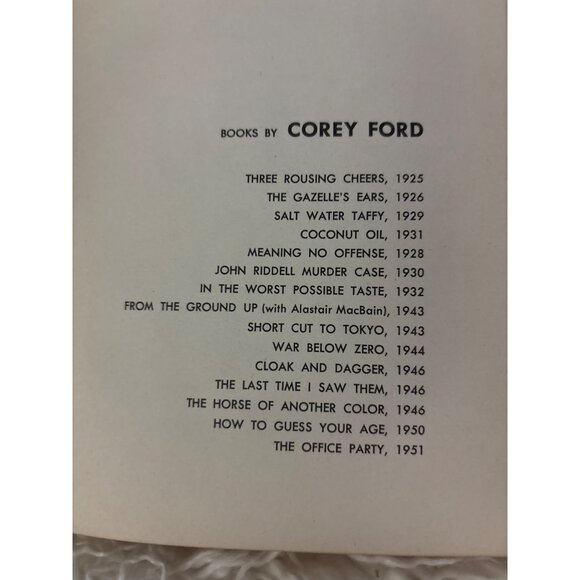 The Office Party Book Corey Ford Ill Whitney Darrow Jr. Vintage 1951 Hardcover - Picture 5 of 12